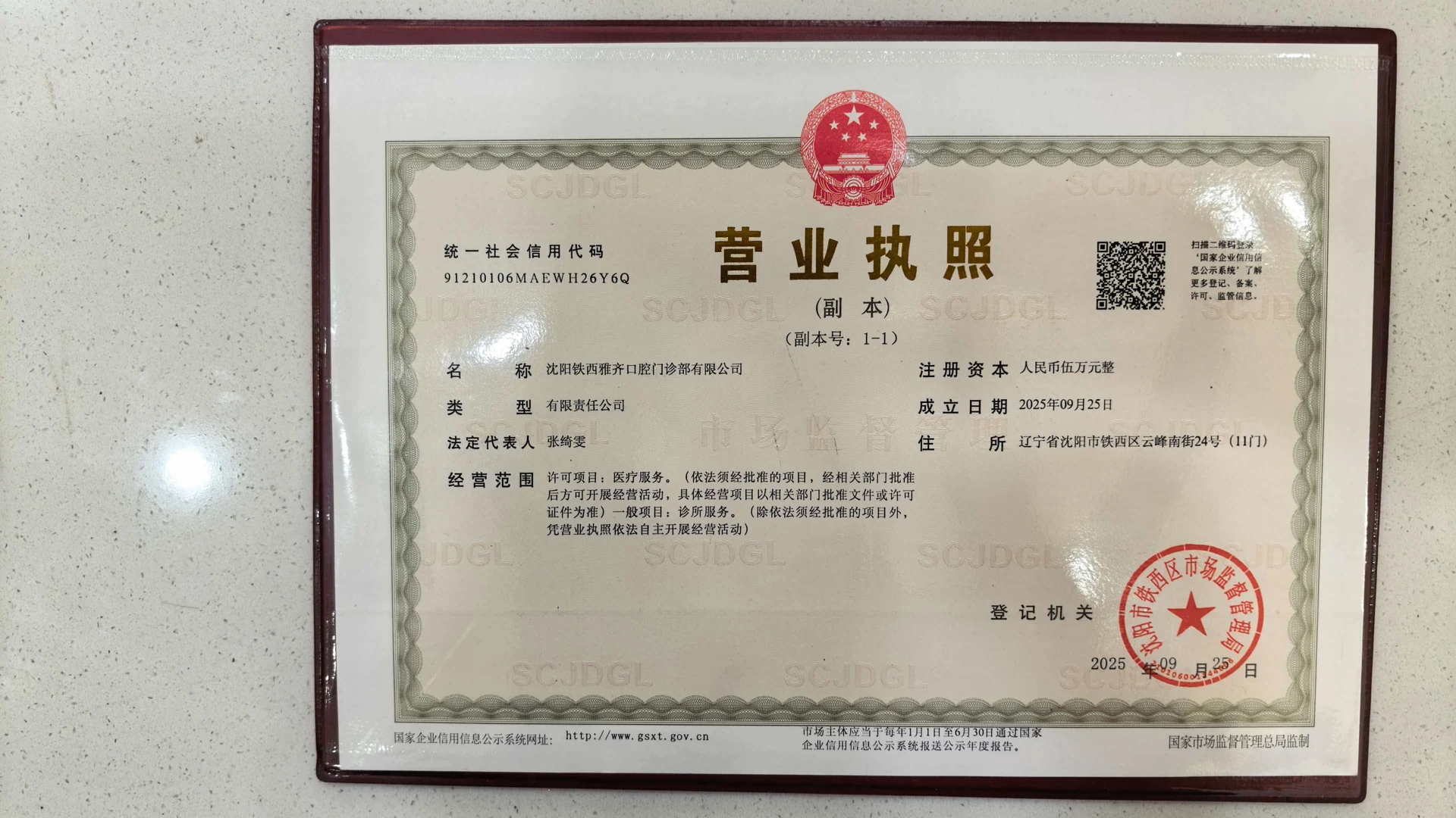 企业营业执照